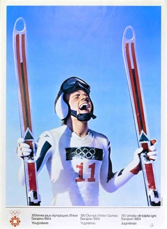 The Winner. XIV Olympic Winter Games, Sarajevo by Gottfried Helnwein - 1983