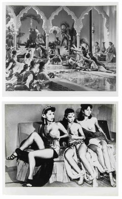 Due foto di scena originali d’epoca tratte dal film *Era lui... sì! sì!* (1951) – 1966