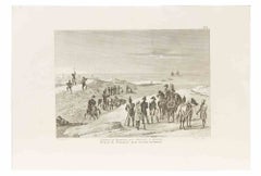 Départ de Bonaparte pour revenir en France - Etching - 1830s