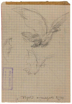 Composition - Drawing by Luigi Galli - Late 19th Century