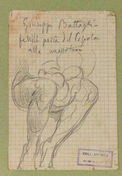 Anatomical Studies - Drawing by Luigi Galli - Late 19th Century