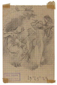 Composizione - Disegno di Luigi Galli - Fine del XIX secolo