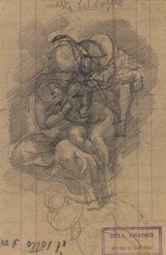 Cupidi - Disegno di Luigi Galli - Fine del XIX secolo