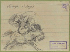 Olimpo - Drawing by Luigi Galli - Late 19th Century