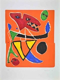 Le Mordant - Litografía de Eugène Ionesco - 1983
