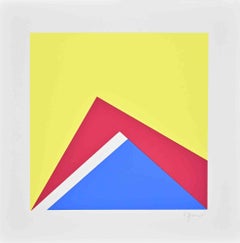 Journey Around the Triangle - Screenprint by Winfred Gaul - 1970s