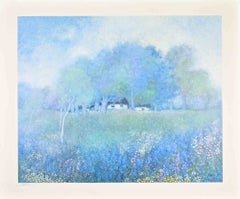 Sylt-Landschaft (Sylt Landscape) - Lithograph by Heide Dahl - 1970s
