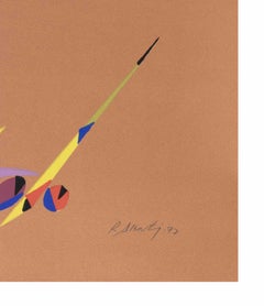 Litografia “Lettera S” di Rafael Alberti, Astratta, 1972, senza cornice