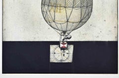 Montgolfier – Radierung von Friedrich Meckseper – 1962