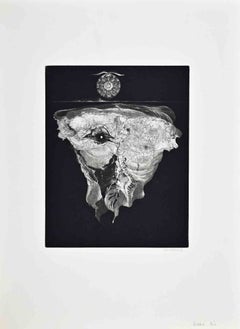 Surrealist Composition - Etching by Jörg Schmeisser - 1970s