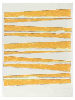 Levels – Lithografie von Claudio Verna – 1970er Jahre