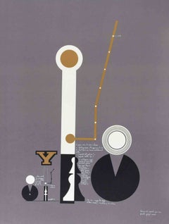 Signals - Lithograph by Mario Persico - 1970s