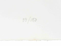 «Composición abstracta», litografía de Gianni Polidori, abstracta, década de 1970, sin enmarcar