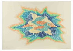 Archipelago - Lithograph by Giulio Turcato - 1970s