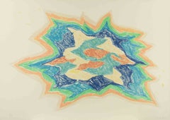 Archipelago - Lithograph by Giulio Turcato - 1970s