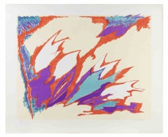 Abstract Composition - Lithograph by Giulio Turcato - 1970s