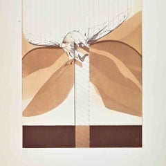 Cicada Hieroglyphica in arrivo - Incisione di Gabriele Grosse - 1975