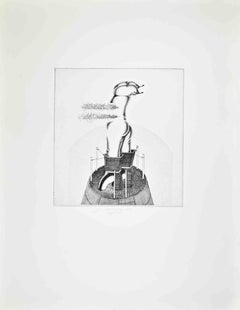 Untitled - Etching by Jurgen Klauke - 1974