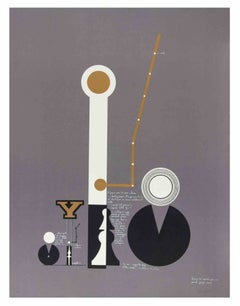 Signals - Lithograph by Mario Persico - 1970s