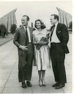 David Niven and Rita Hayworth - Vintage Photo - 1960s