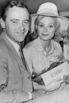 Jack Lemmon and Felicia Farr - Vintage Photo - 1962
