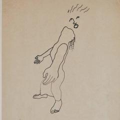 Divinity - III - Chinesische Tuschezeichnung von Jean Cocteau - 1925 ca.