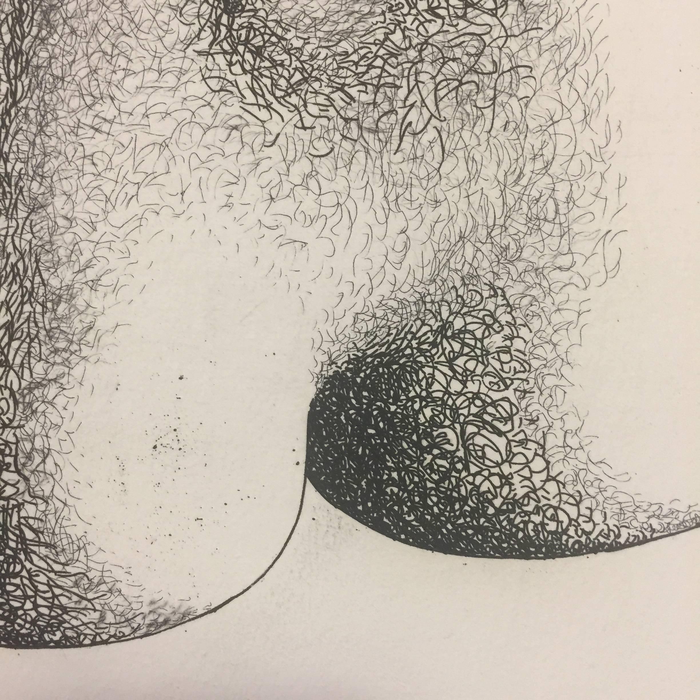 Double Face B - Modern Print by Giacomo Porzano