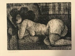 Nude Woman - Original Etching by Marcel Gromaire - 1930 ca.