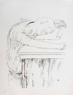 Tiredness - Original Lithograph by Pierre Bonnard - 1930