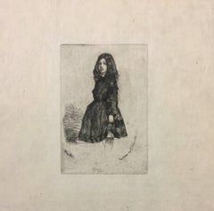 Annie - Original Etching by James Whistler