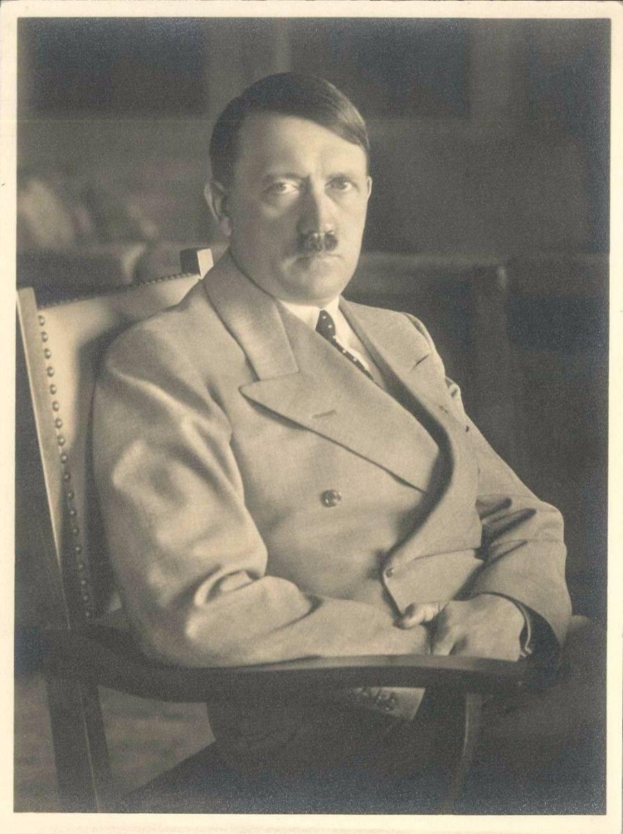 Heinrich Hoffmann (b.1885)  Portrait Photograph - Hitler's Original Photo by H.HOFFMANN
