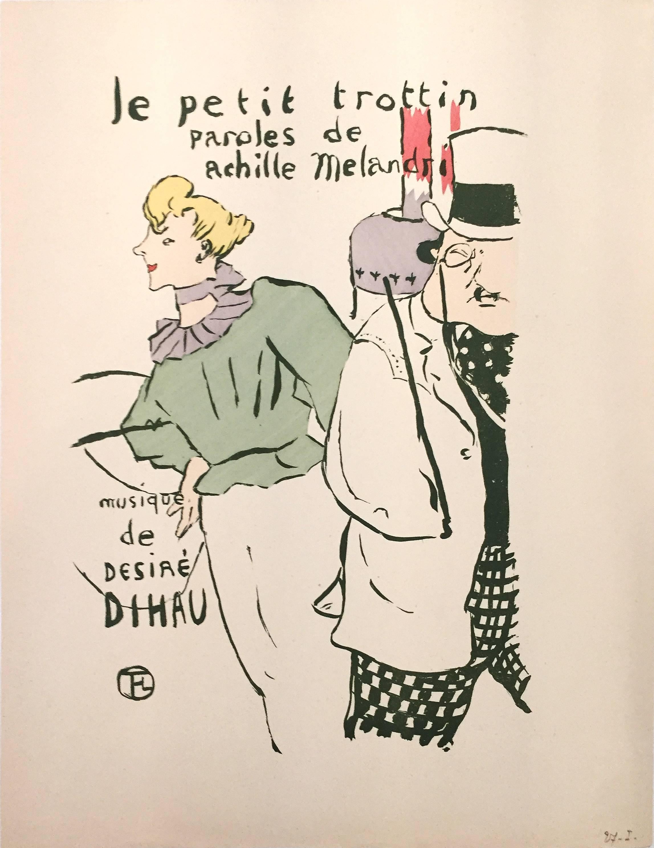 Henri de Toulouse-Lautrec Figurative Print - Le Petit Trottin
