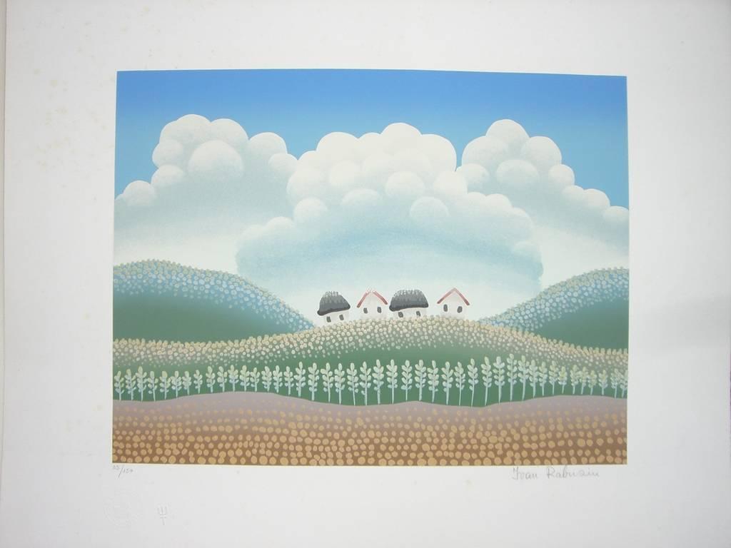 Ivan Rabuzin Landscape Print - Russian Farm
