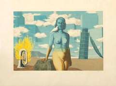 Le Domaine Enchanté VI - Original Lithograph After René Magritte by F. Mourlot