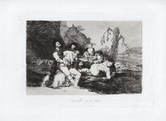 Curarlos y a Otra  - Aguafuerte de Francisco Goya - 1863