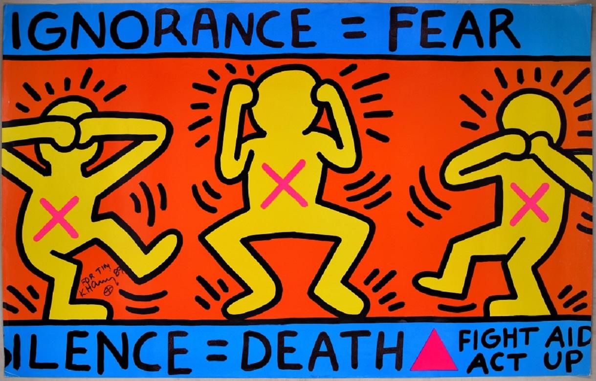 ignorance equals fear keith haring