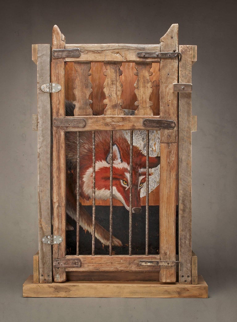 Jody Olcott - Texas Red Wolf, extinct 1970 For Sale at 1stDibs