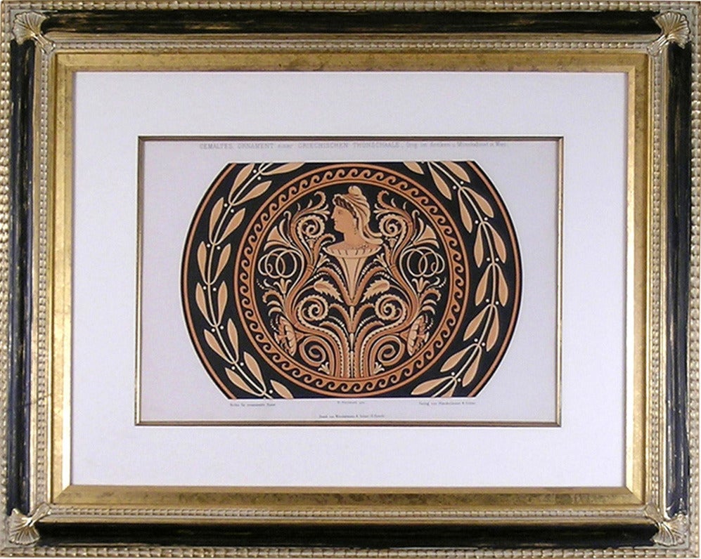Gemaltes Ornament.  (Etruscan Vase Design) - Print by Walter Gropius
