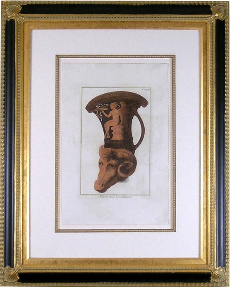 XLII.  Ram's Head Urn - Print by Sir William Hamilton