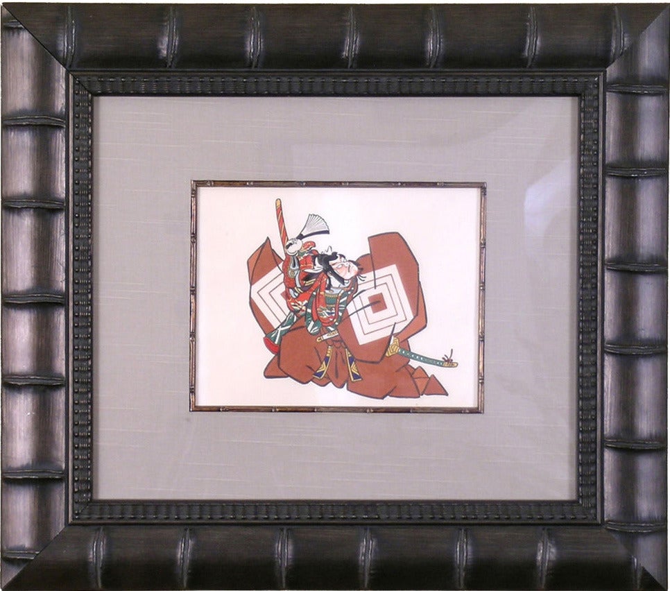 Théâtre Kabuki :  Shibaraku - Stop a moment - Print de Unknown