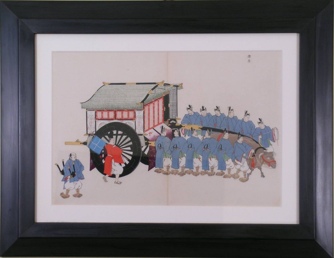 Transport:  Oxcart with 14 Men