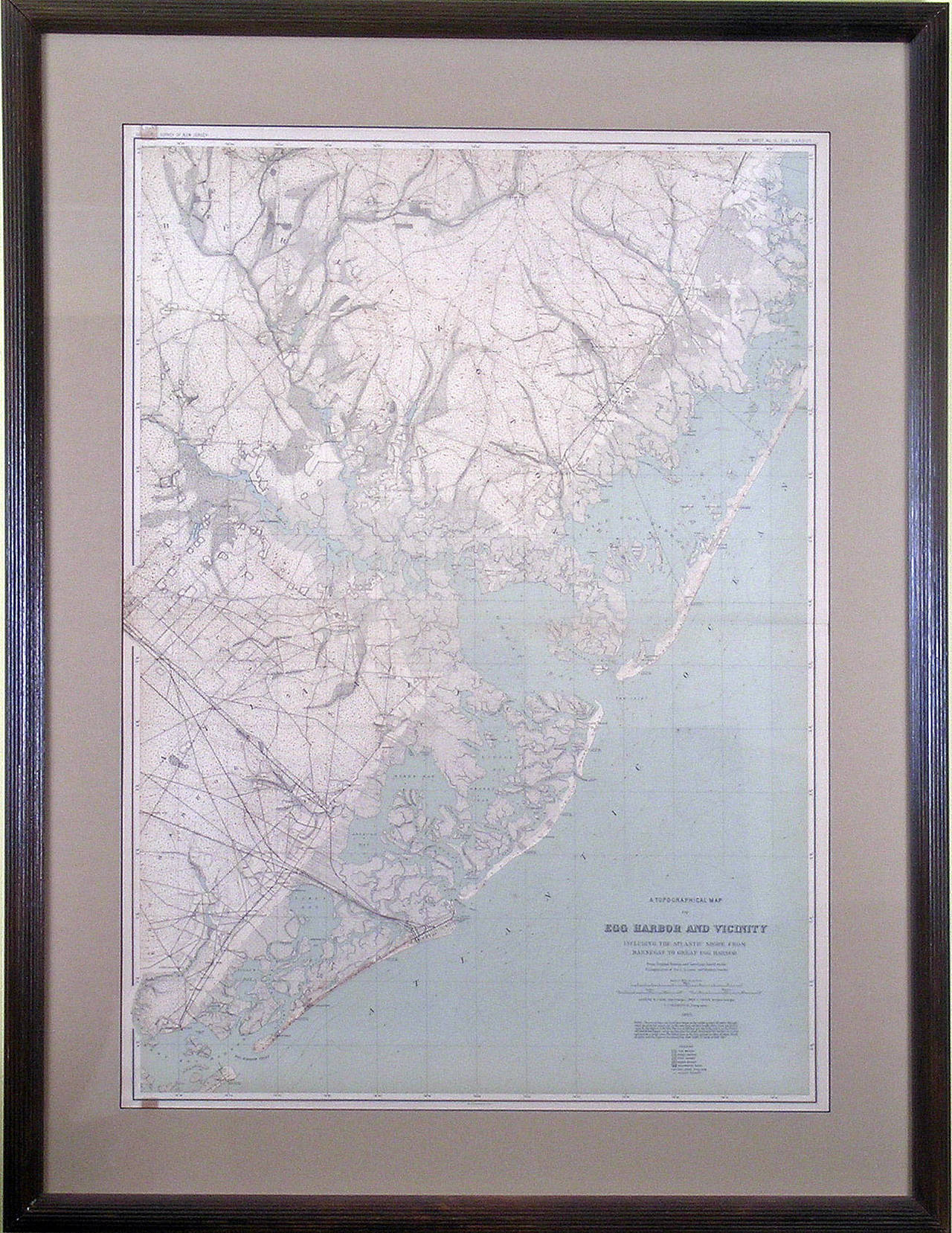 Egg Harbor and Vicinity (New Jersey) - Print by Julius Bien