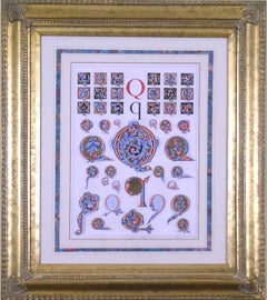 Antique Initial Letters "Q" (Alphabet)