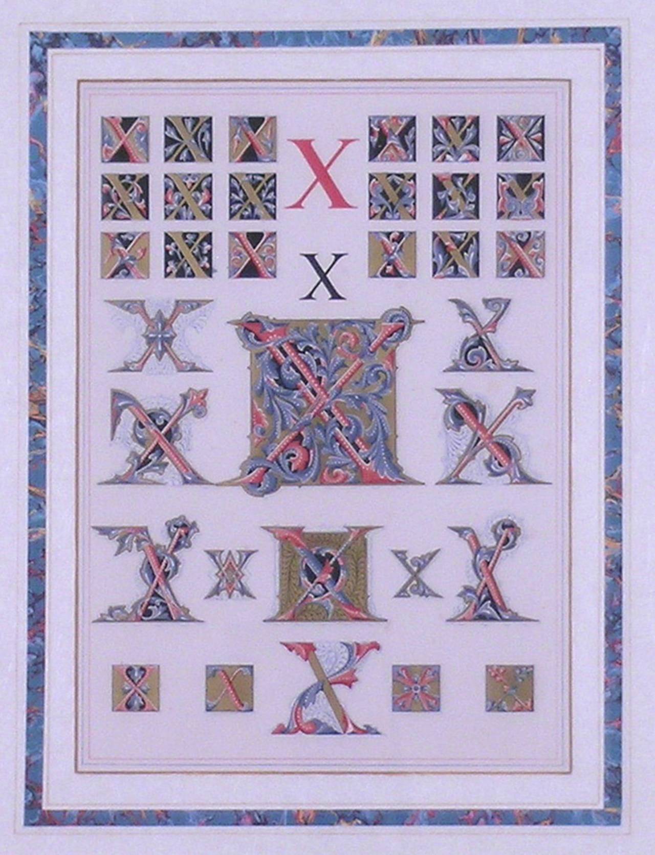 alphabet picture frame