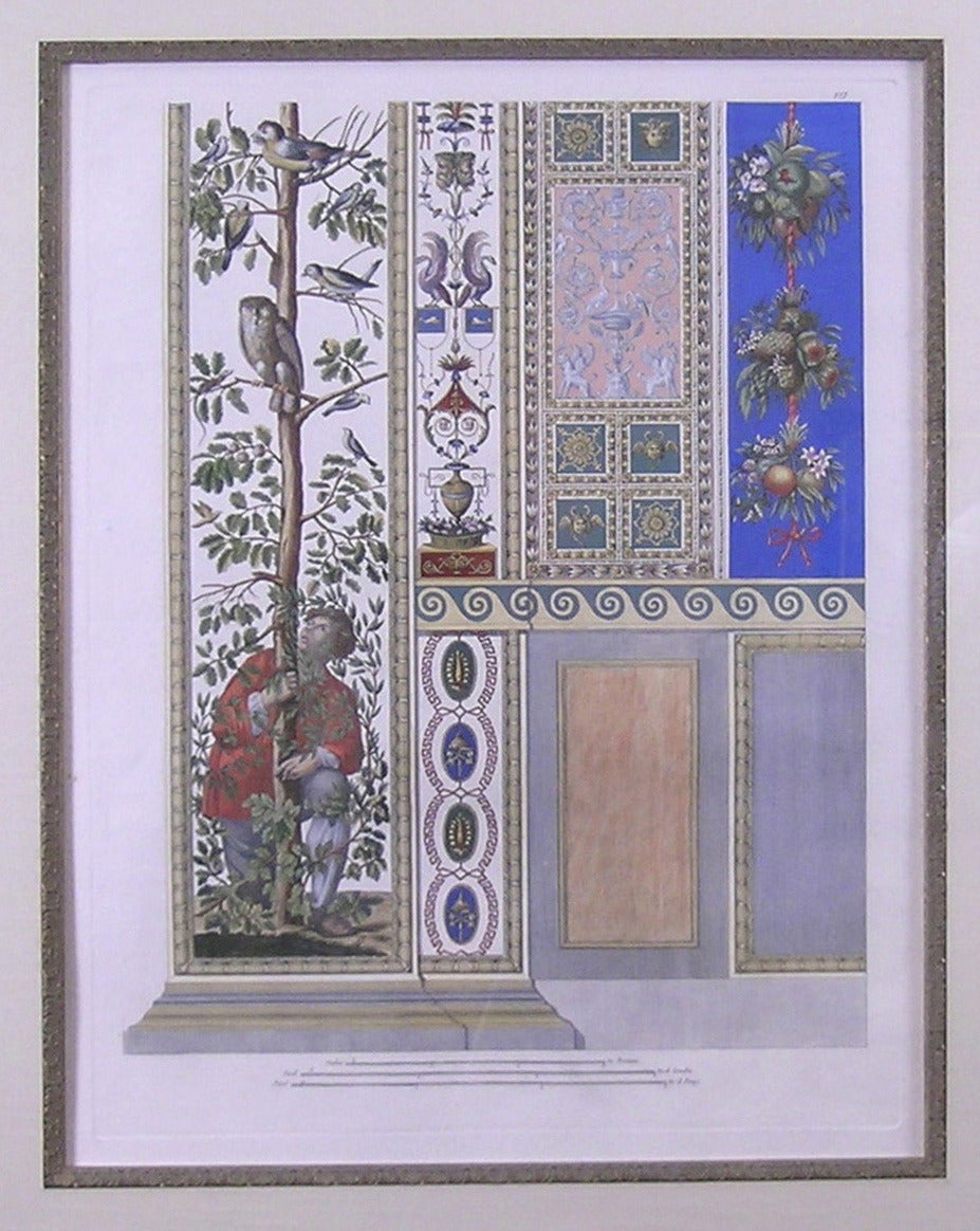 Loggia de Raphaël.  Assiette VII  Plateau à pilastres vendu par paire avec plateau à pilastres en vente 1