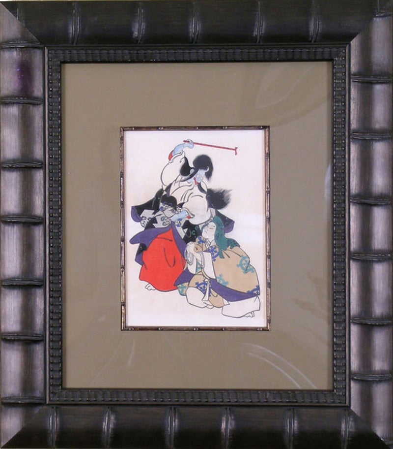 Théâtre Kabuki :  Ubanari - Print de Unknown