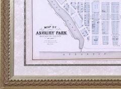 Map of Asbury Park Monmouth County New Jersey