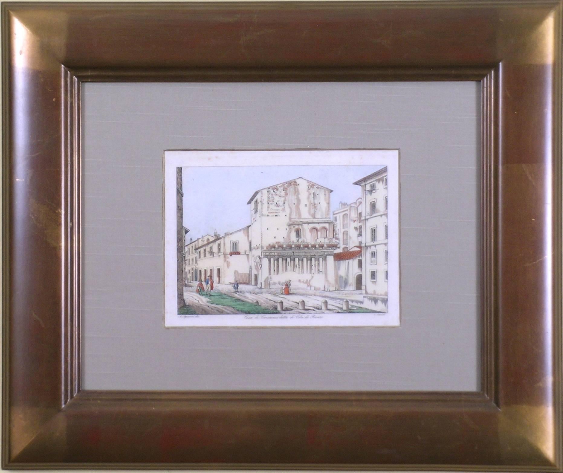 Casa de Crescenzo  (Italy) - Print by Antonio Aquaroni