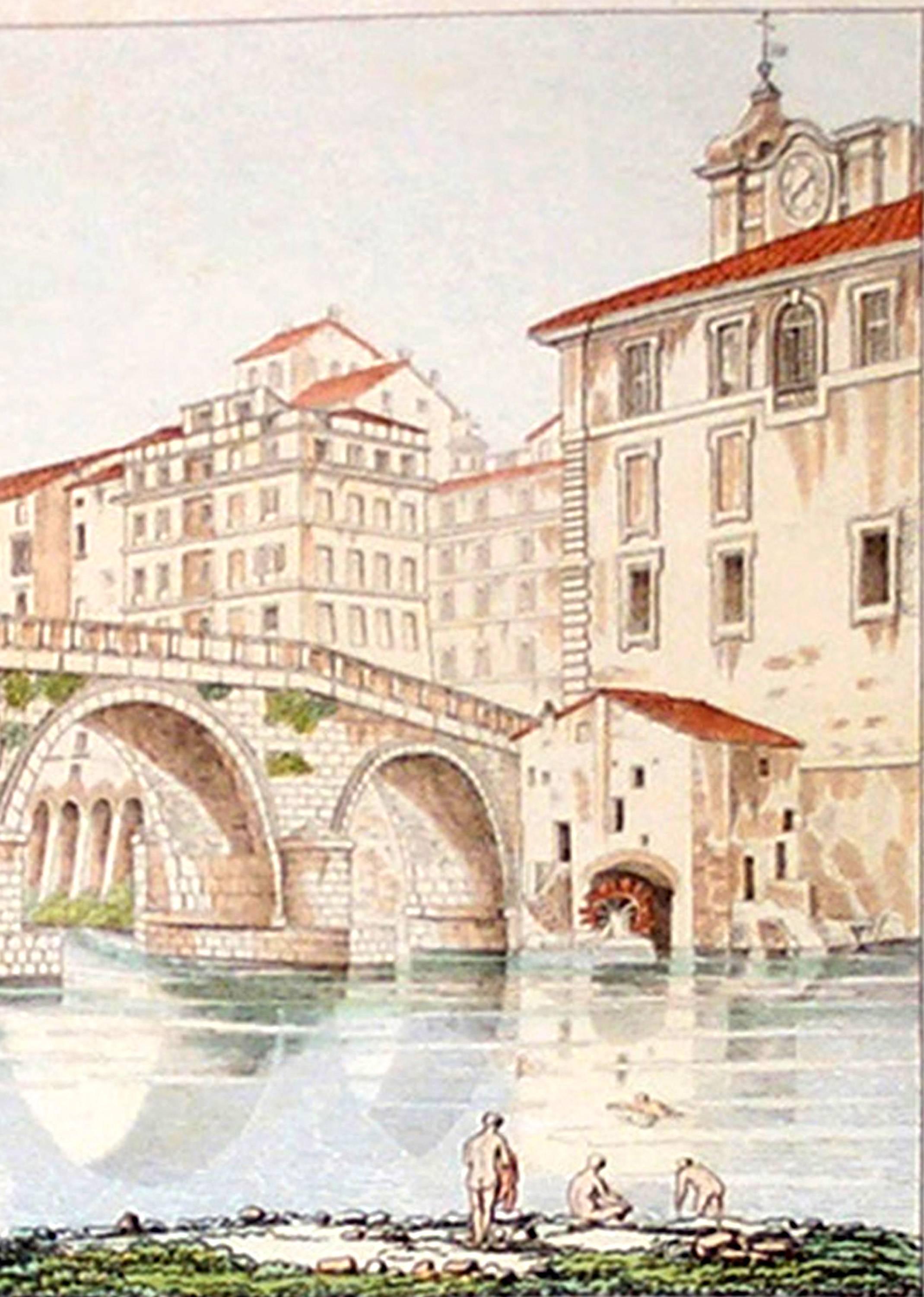 Ponte Gianniculense  (Italy) - Academic Print by Antonio Aquaroni