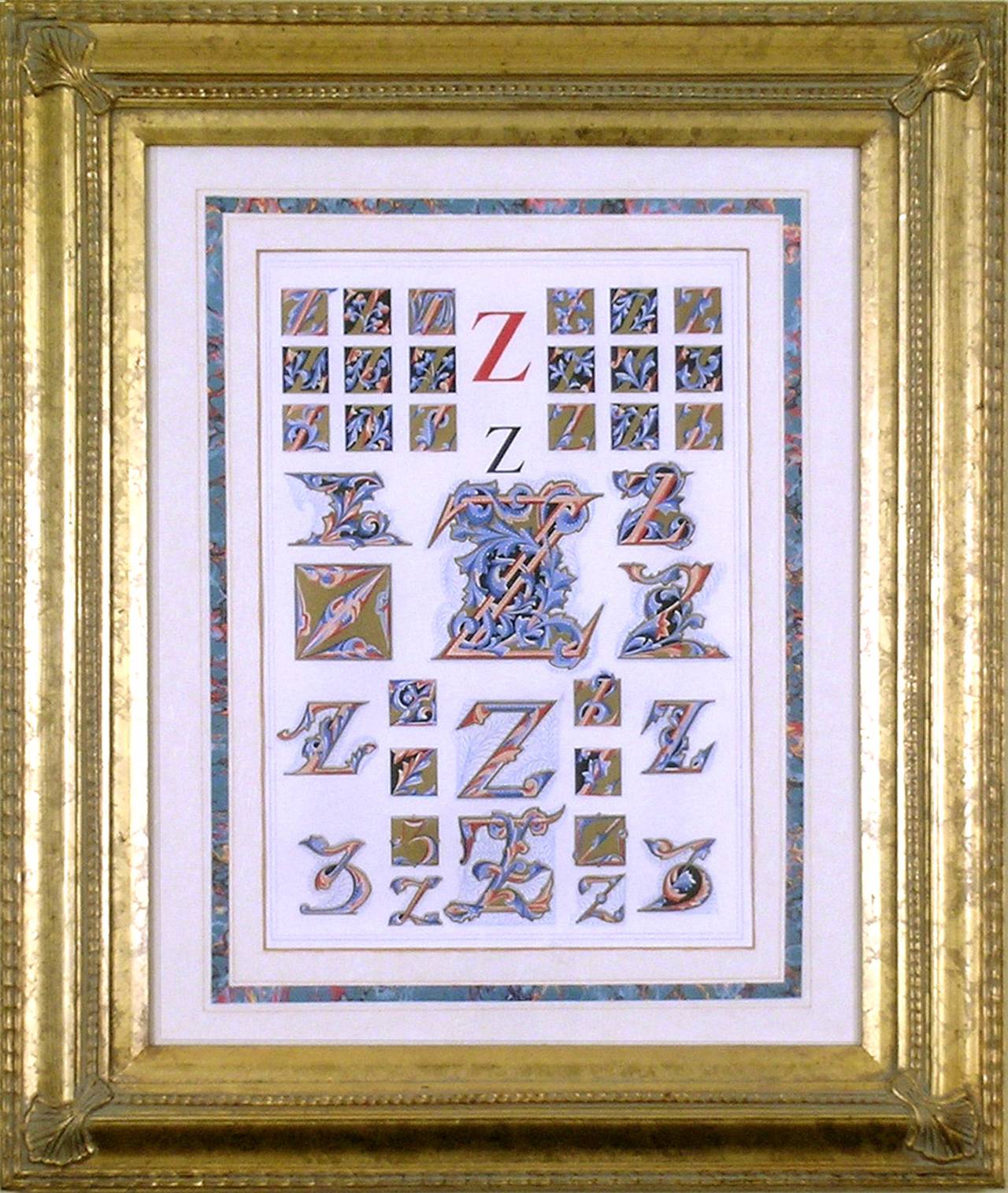 Initial Letters "Z" (Alphabet) - Print by Owen Jones
